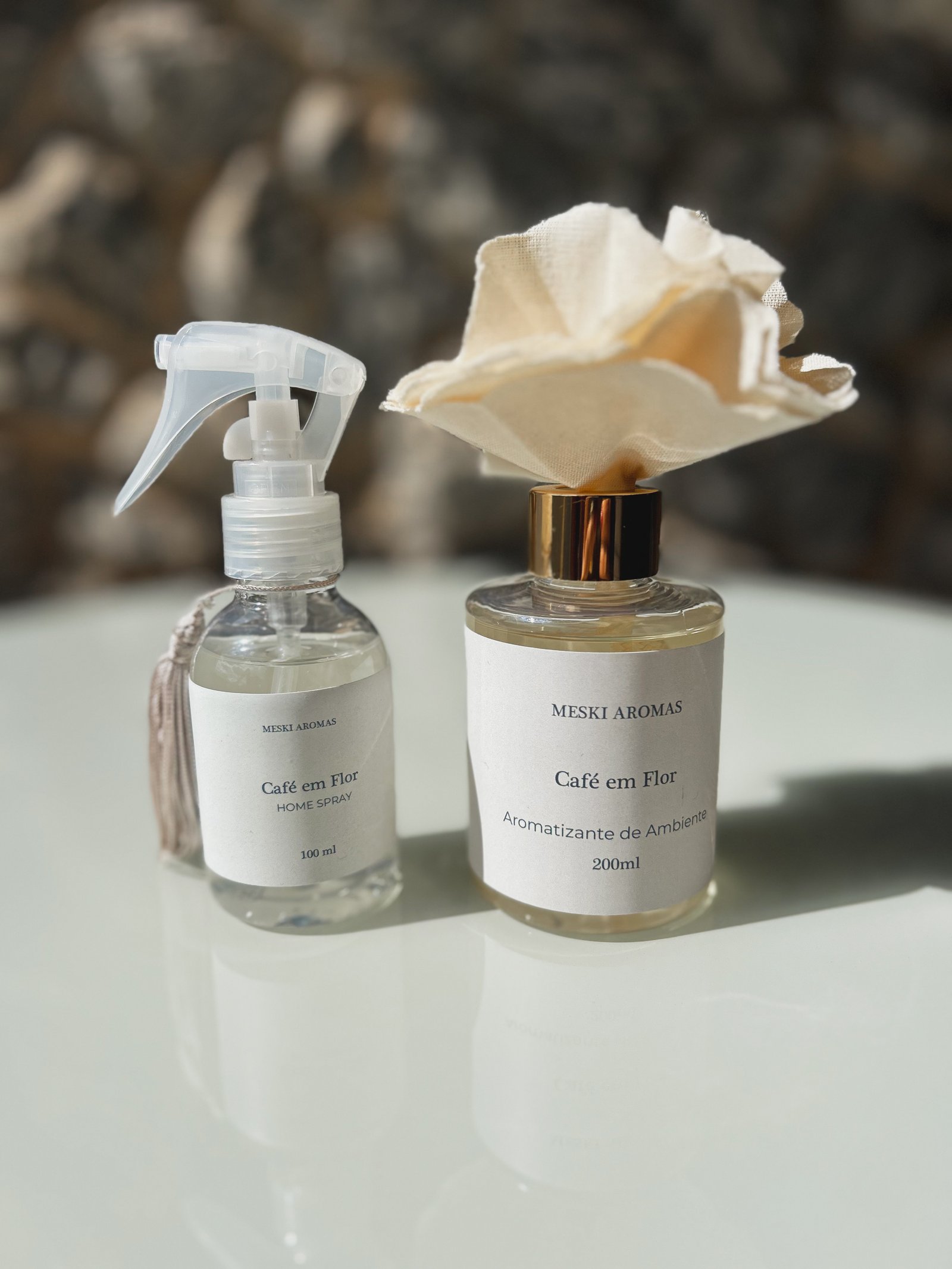 Casa em Flor - Aromatizante + Flor Aromática + Home Spray